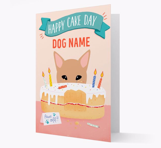 Happy Cake Day: Personalised {breedFullName} Card